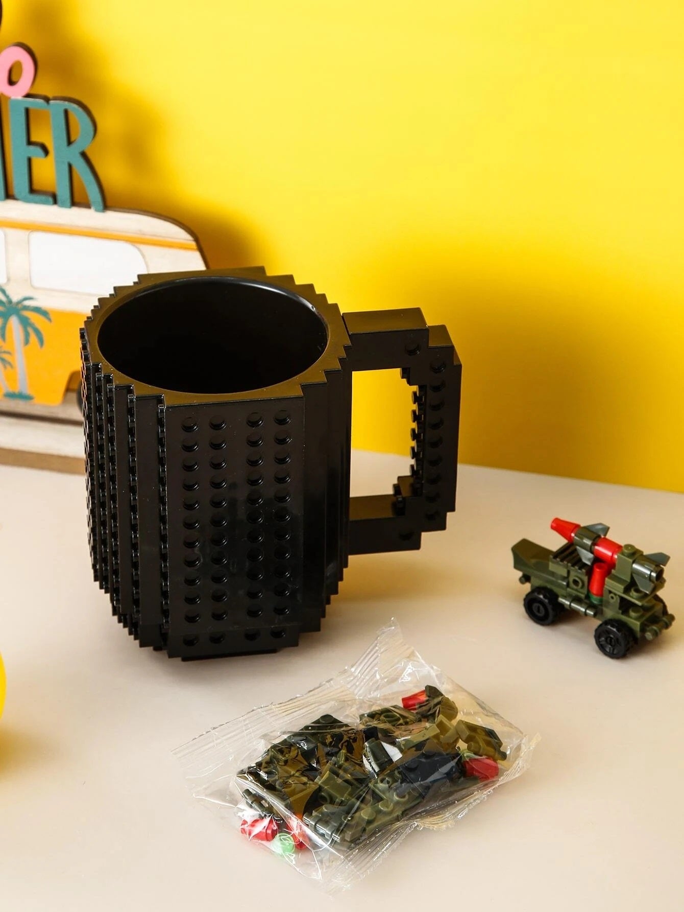 Build-On Brick Mug
