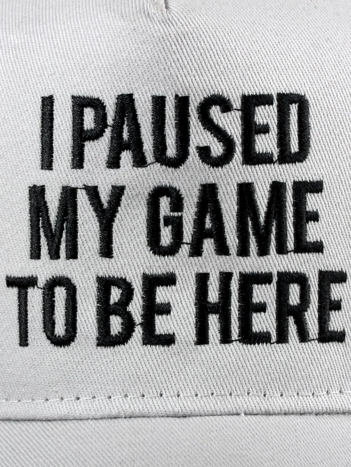 Paused My Game Cap