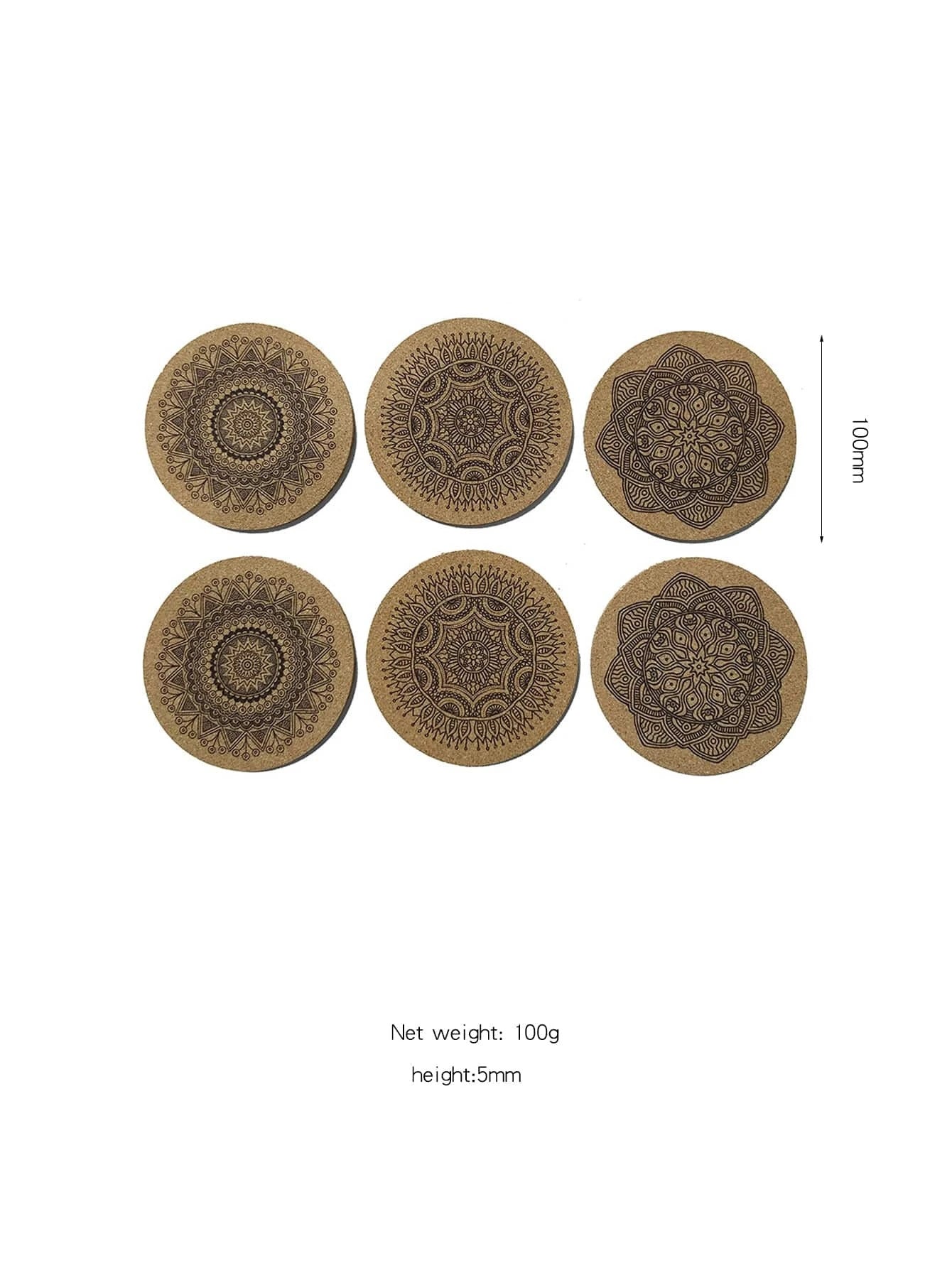 Mandala Pattern Coasters