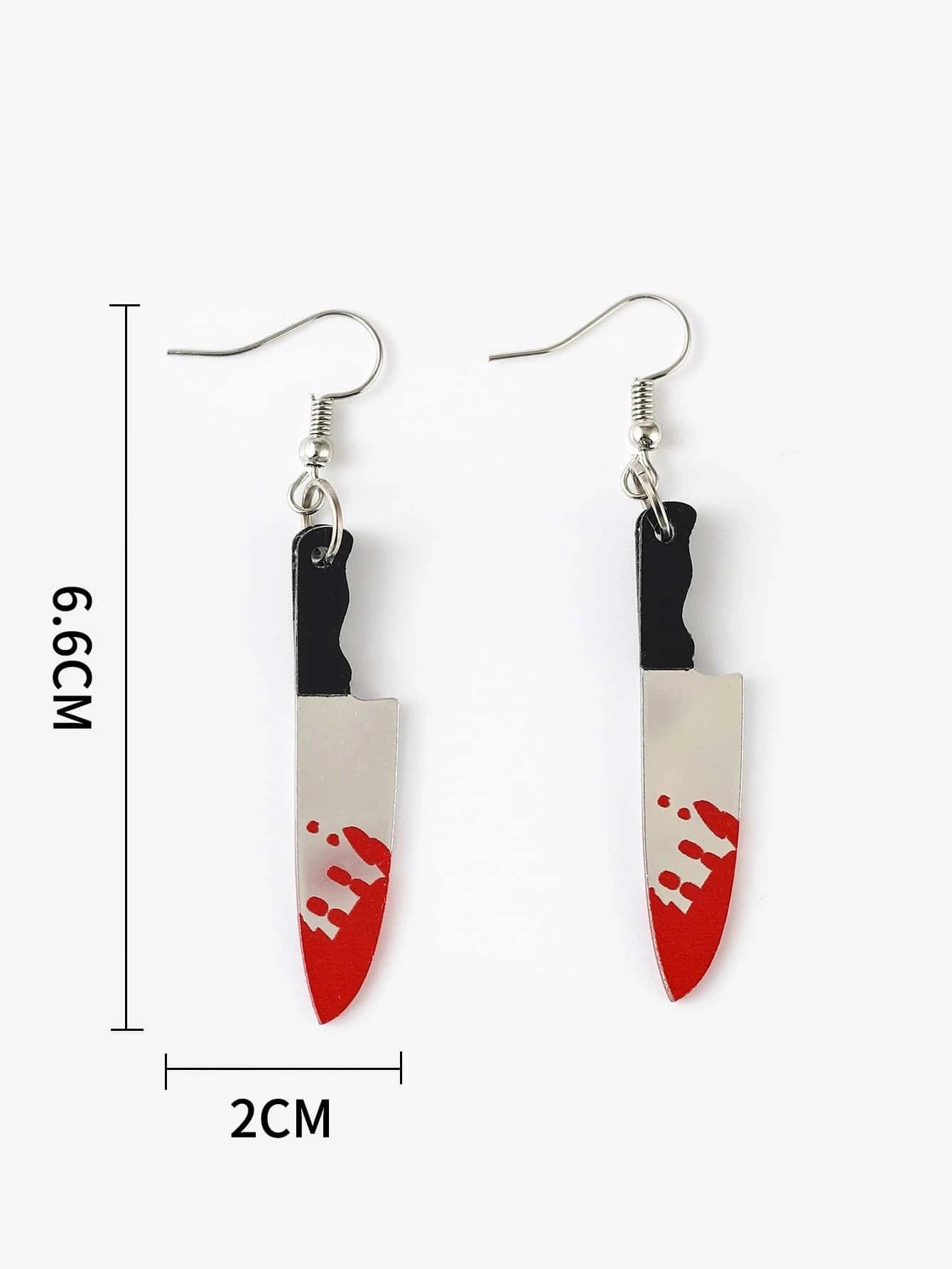 Bloody Knife Earrings