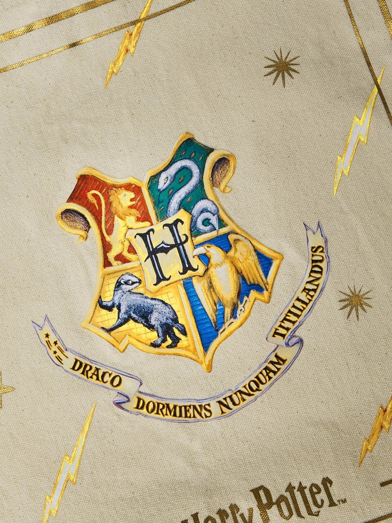 Harry Potter Hogwarts Crest Tote Bag