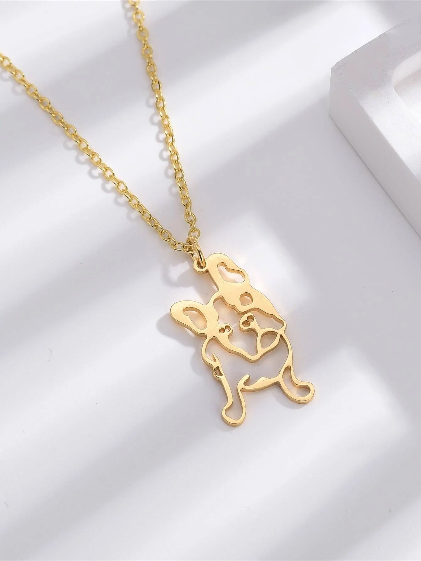 Boston Terrier Dog Necklace