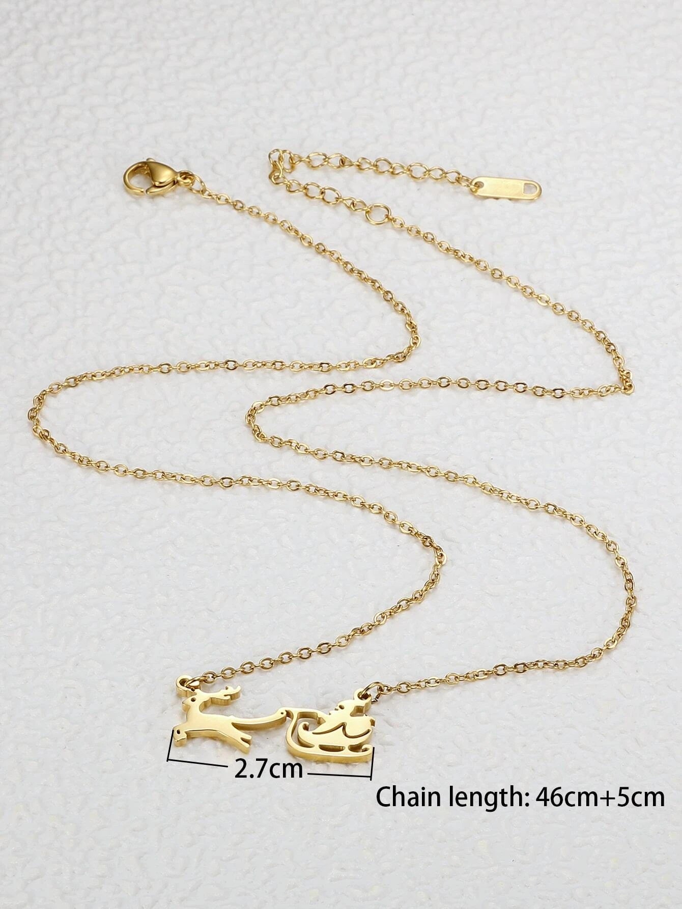 Christmas Reindeer Necklace