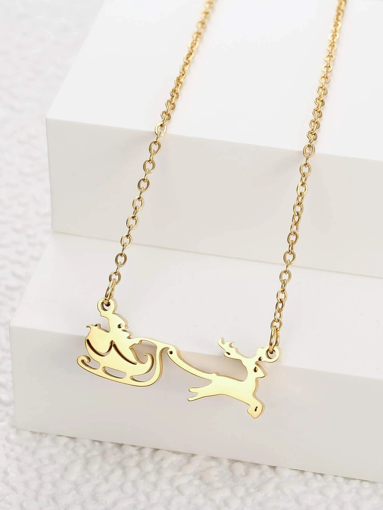 Christmas Reindeer Necklace