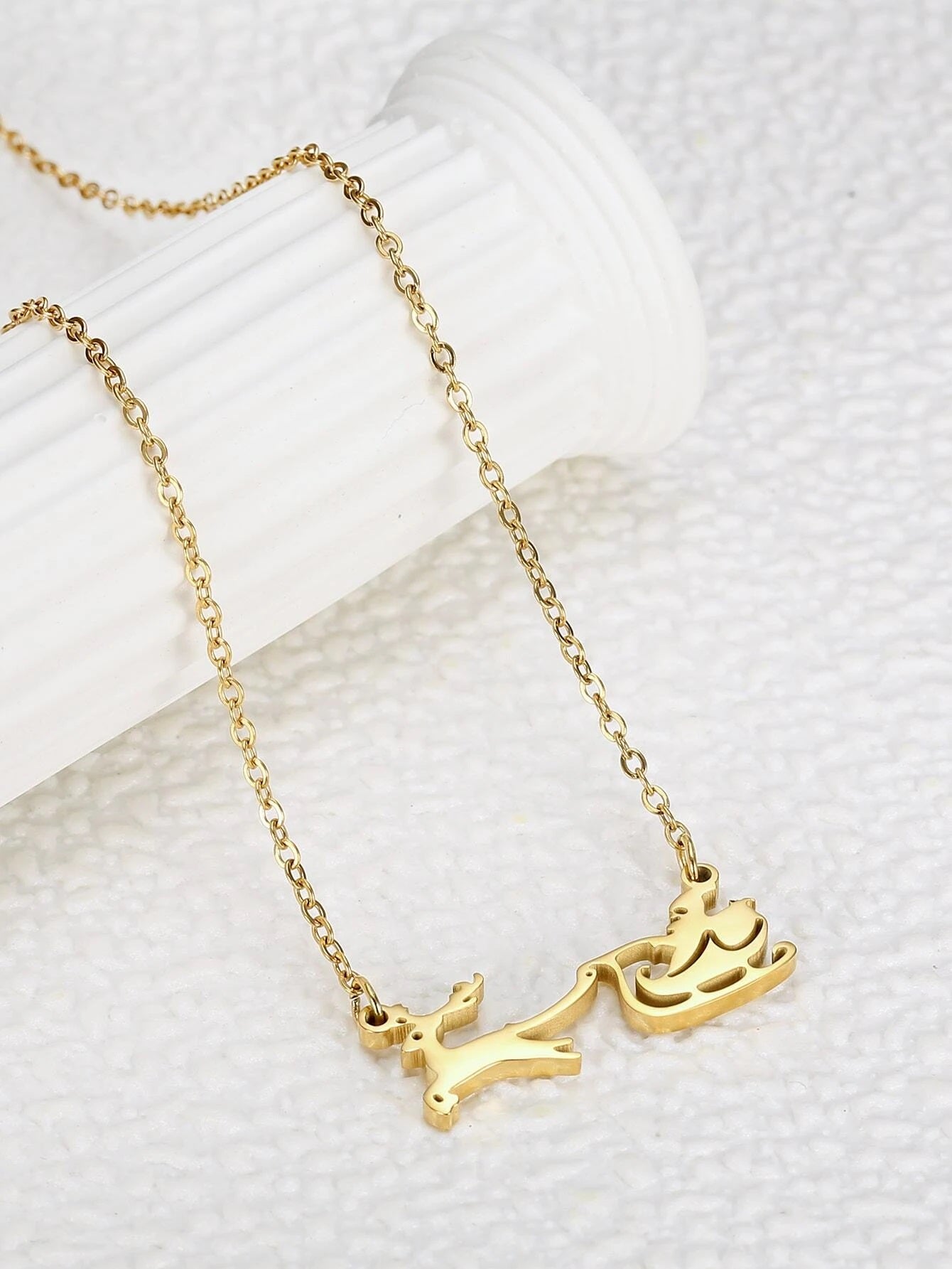 Christmas Reindeer Necklace