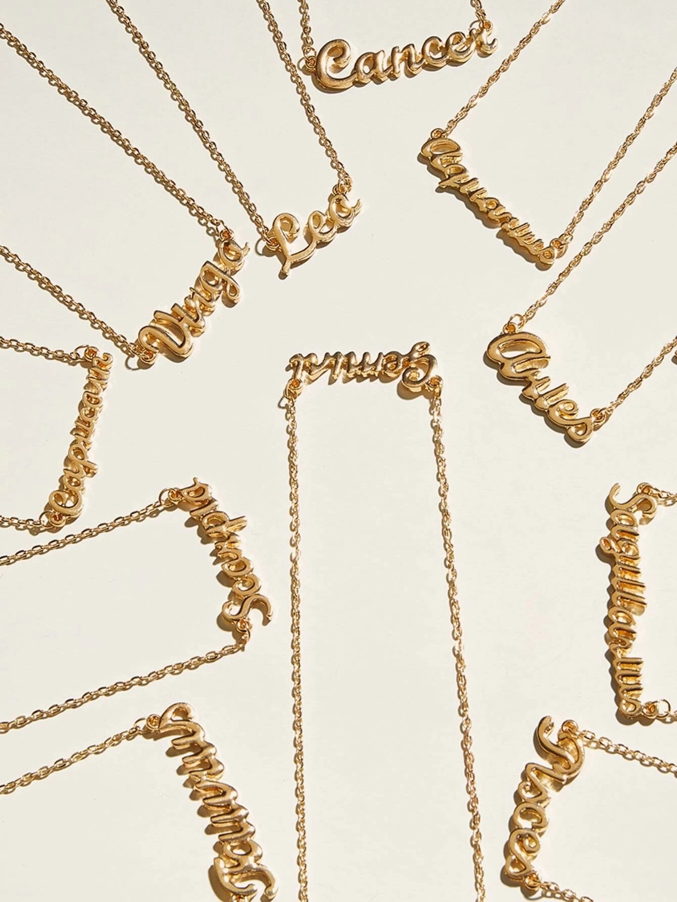 Star Sign Zodiac Necklace