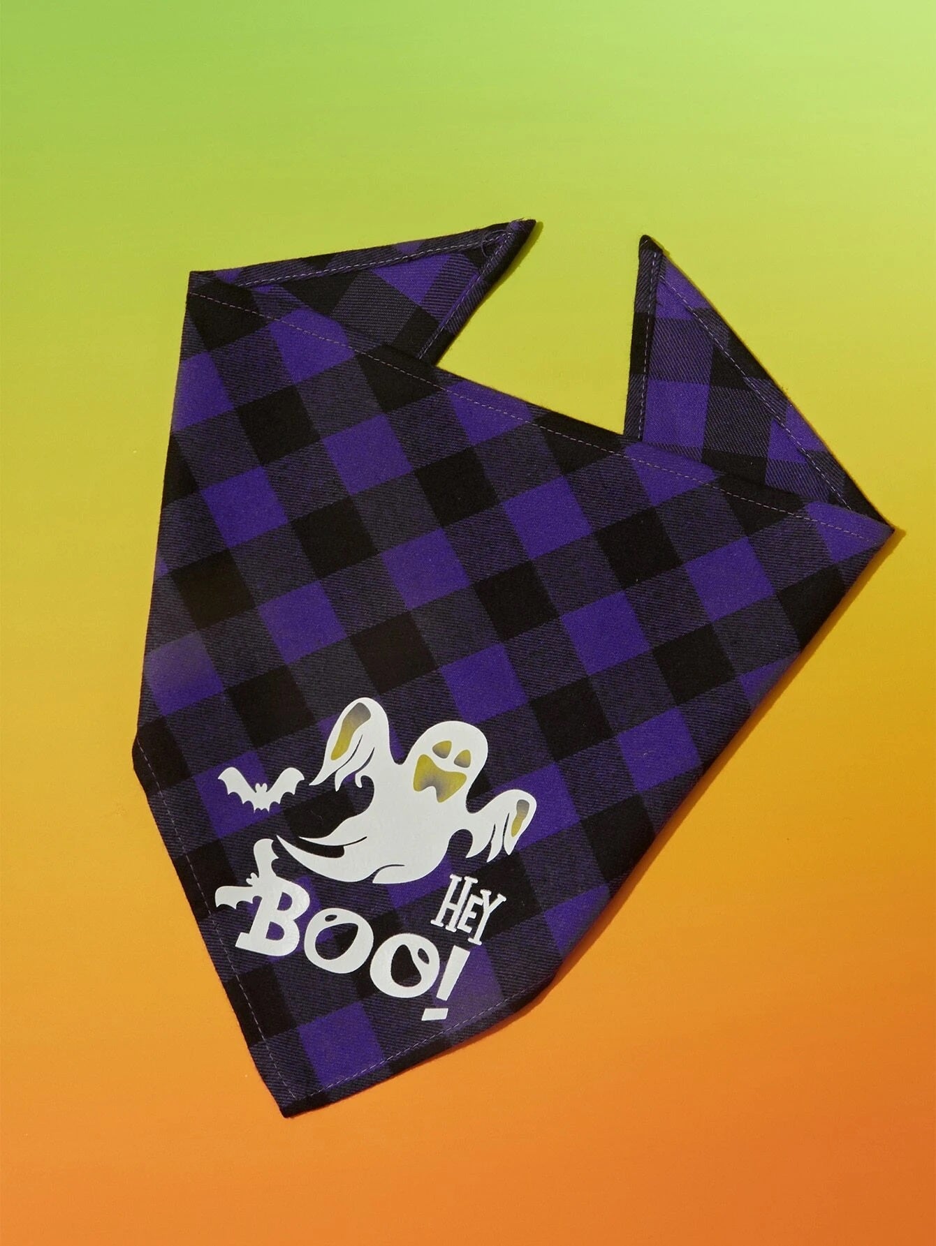 Pets Halloween Boo Bandana (Glow in the Dark)