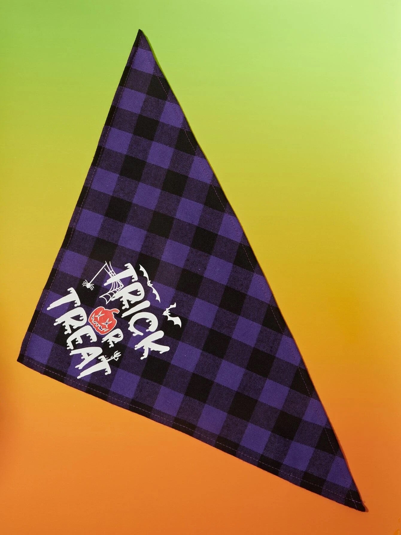 Pet Halloween Trick or Treat Bandana (Glow in the Dark)