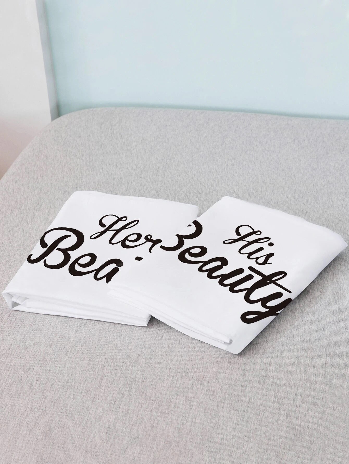 Her Beast His Beauty Pillow Case Set