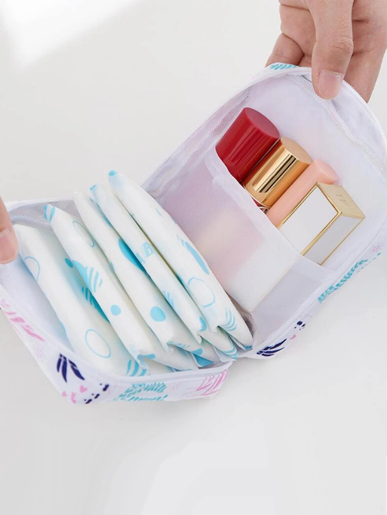 Sanitary and Makeup Pocket