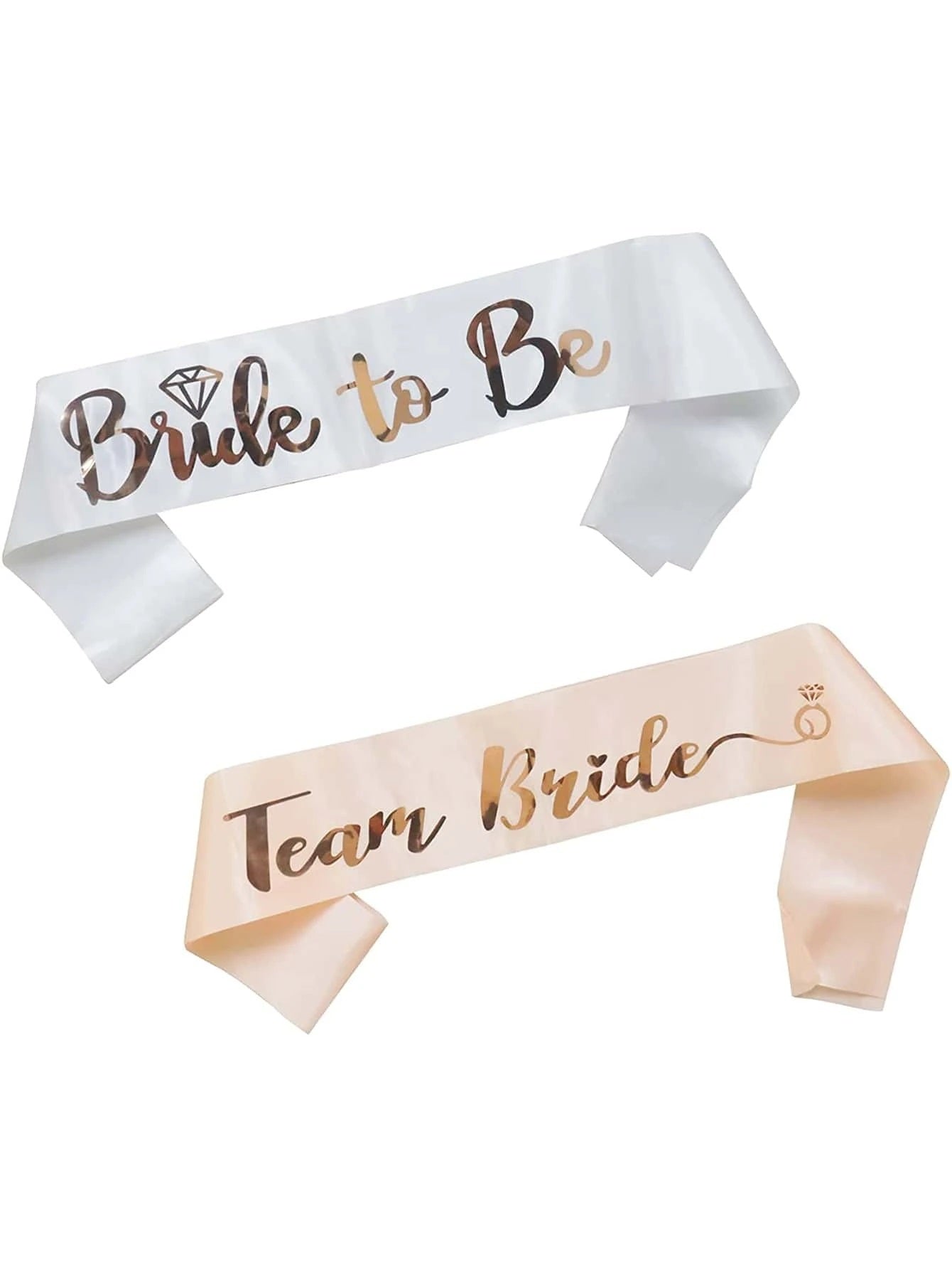 Team Bride Bridal Shower Party Sashes