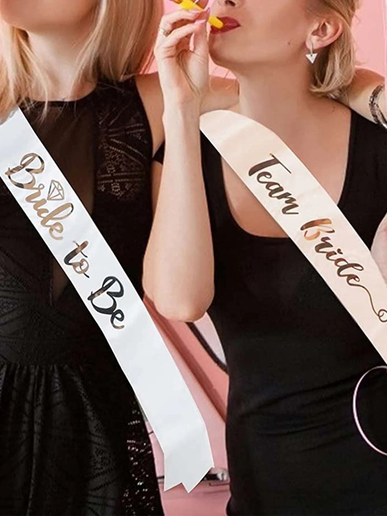 Team Bride Bridal Shower Party Sashes