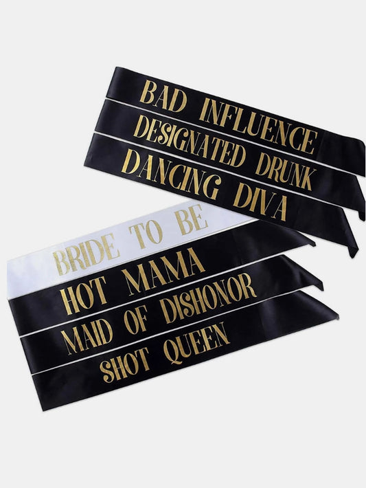 Novelty Bridal Shower Party Sashes
