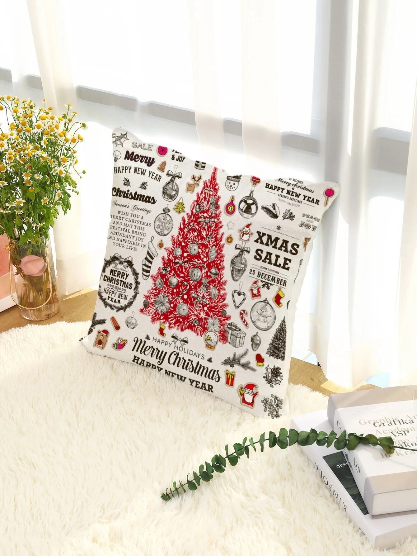 Christmas Tree Scatter Cushion