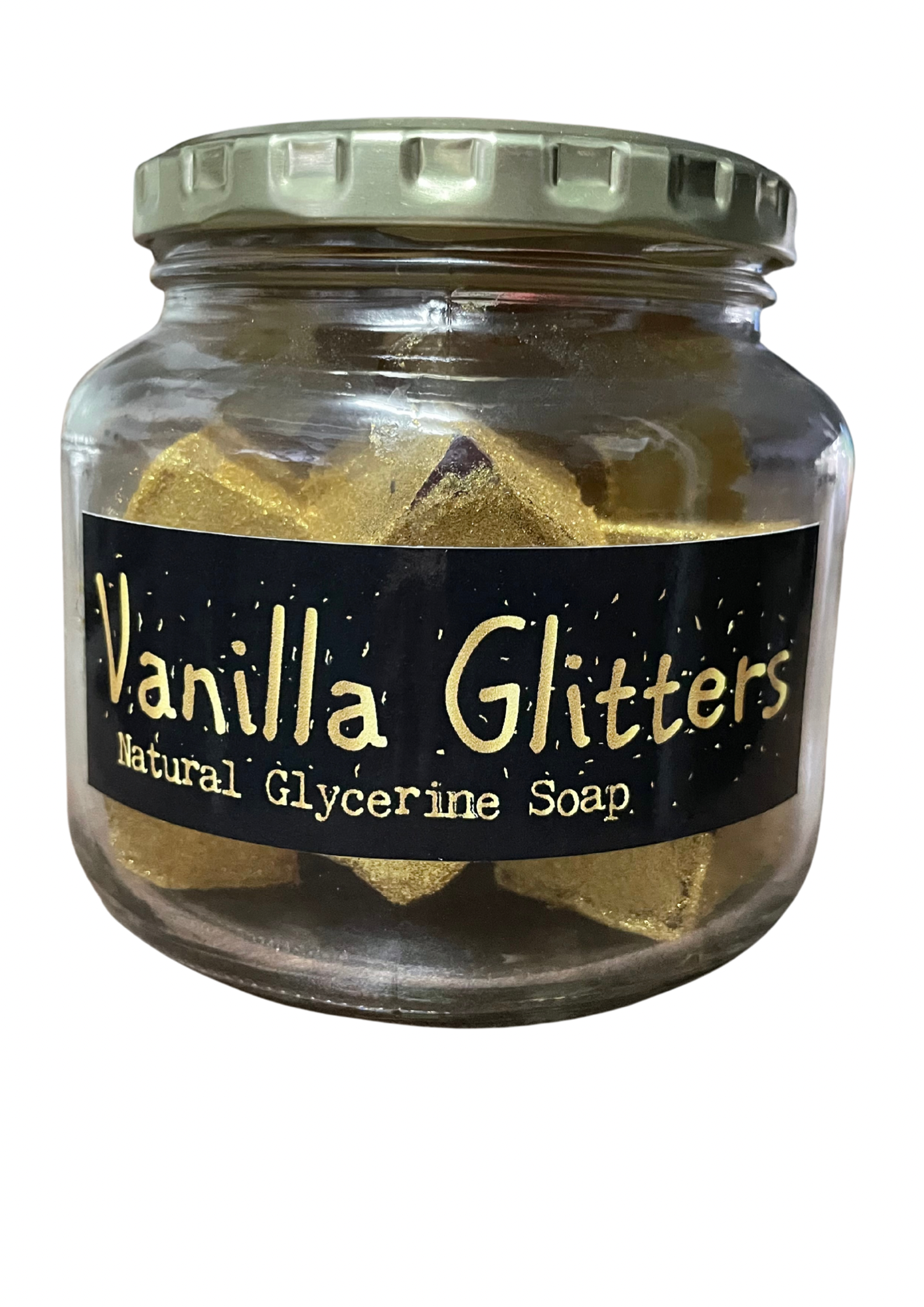 Vanilla Glitters Soap in a Jar