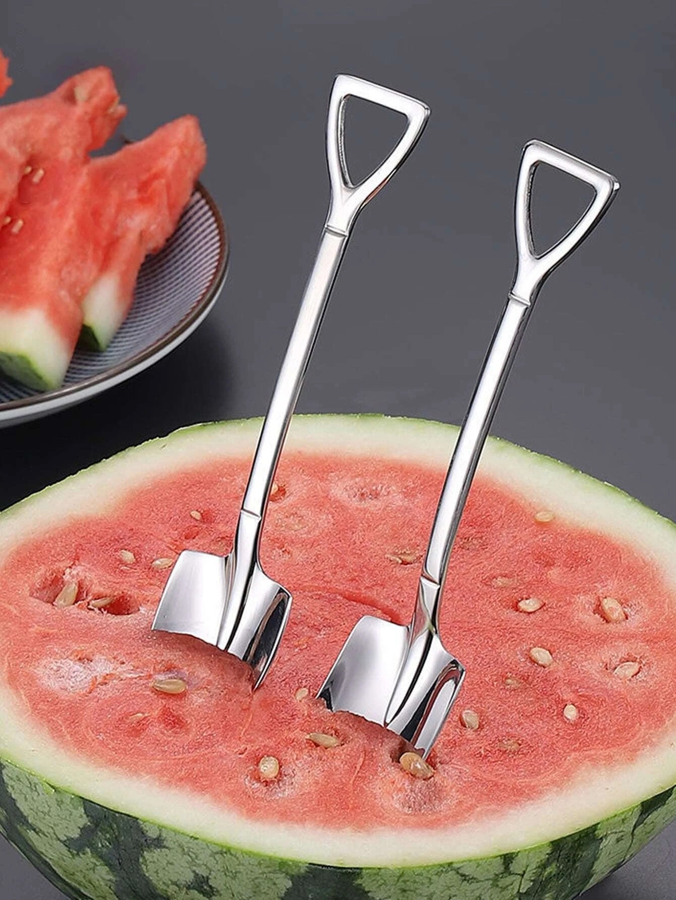 Spade and Shovel Spoon Set