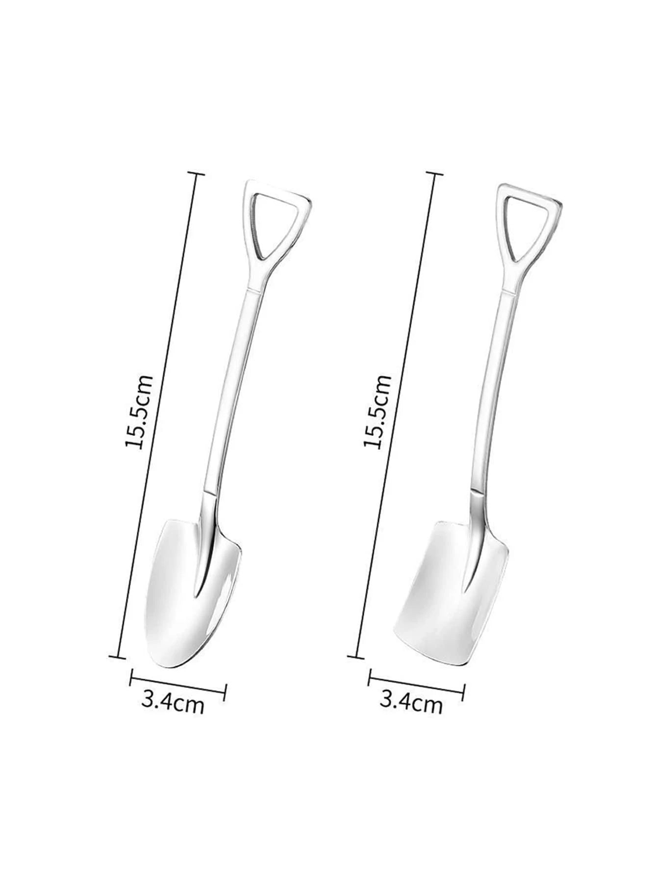 Spade and Shovel Spoon Set