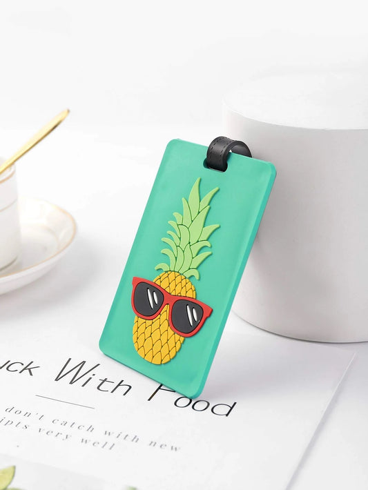 Pineapple Luggage Tag