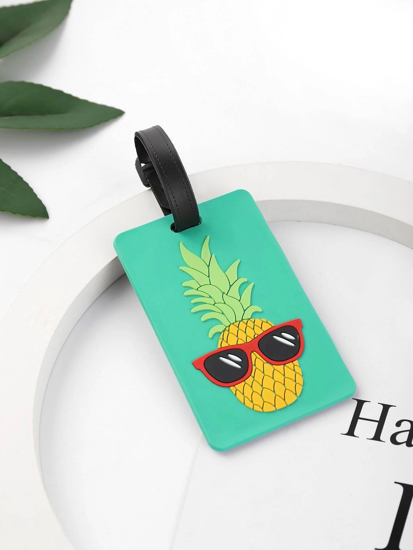Pineapple Luggage Tag